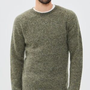 Norse Projects BIRNIR BRUSHED LAMBSWOOL Sweater XL Walnut